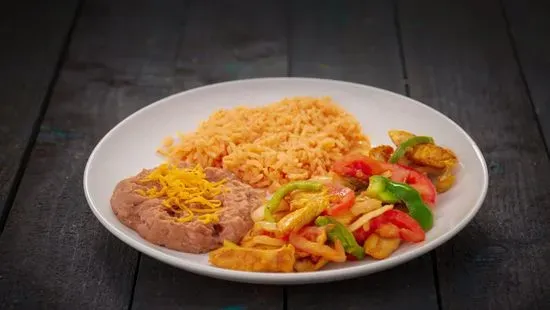 Chicken Fajitas Plate