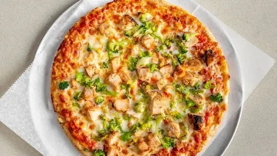 Chicken & Broccoli pizza