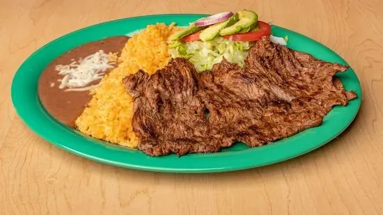 CARNE ASADA=STEAK PLATE