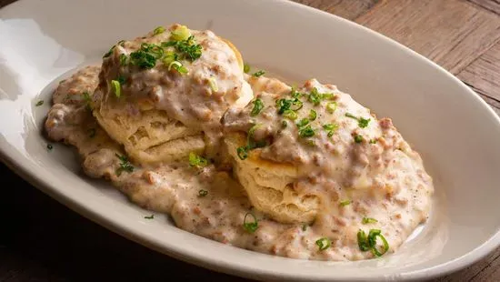 Buttermilk Biscuits N' Gravy