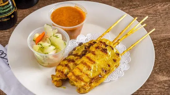 Satay Chicken With Peanut Sauce