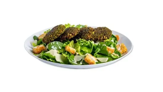 Caesar Salad with Falafel