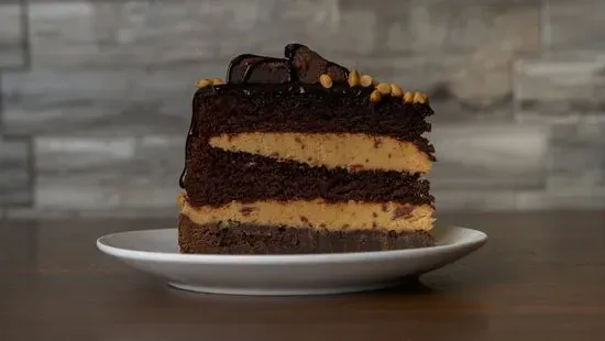 Mile High Peanut Butter Chocolate Cake