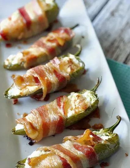 Bacon & Cheese Wrapped Jalepenos