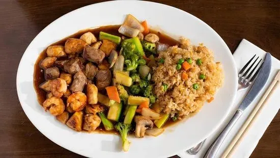 Chicken & Sirloin Steak Hibachi