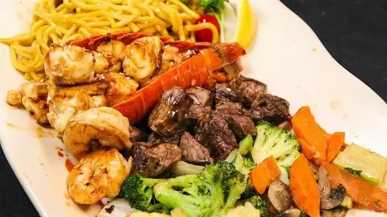 Filet Mignon & Lobster Tail Hibachi