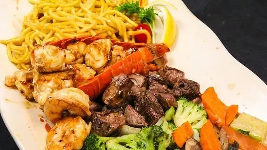 Lobster Tail & Steak Hibachi