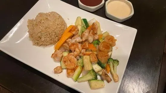 Chicken & Scallop Hibachi