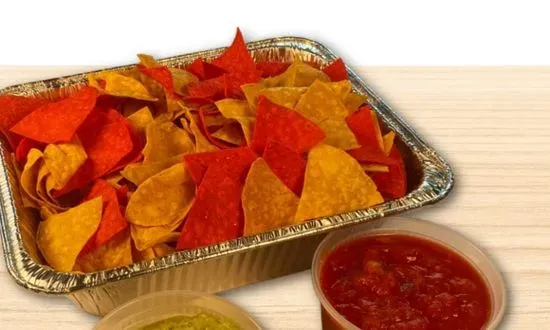 CHIPS AND SALSA (#2 / 1 POUND)  SERVES 5