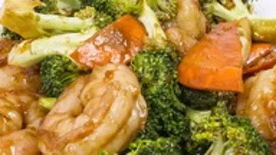 86. Shrimp with Broccoli 芥蓝虾