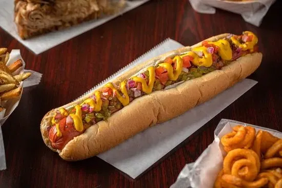 Footlong Beef Hotdog Combo