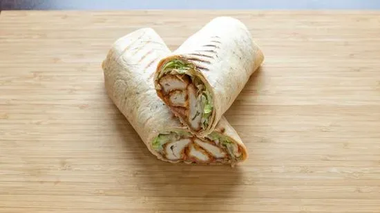 Fried BBQ Chicken Strip Wrap