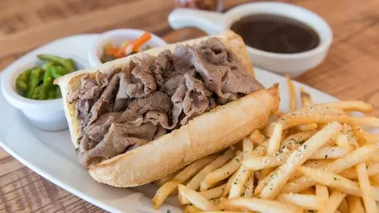 Classic Italian Beef Sandwich