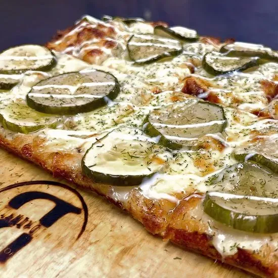 Tricky Pickle Pizza