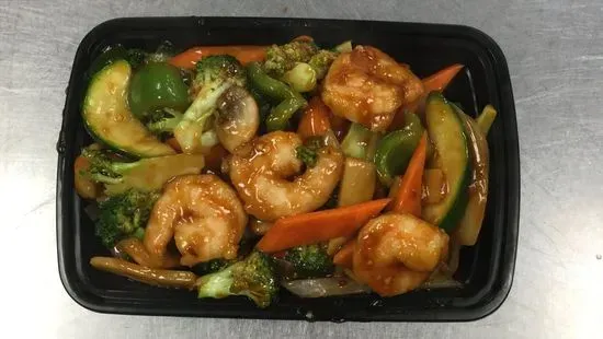 S19. Shrimp with Garlic Sauce鱼香虾