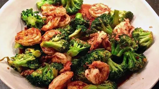 78. Shrimp with Broccoli (Quart)芥蓝虾