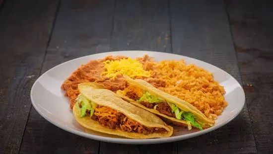 2. Two Beef Tacos