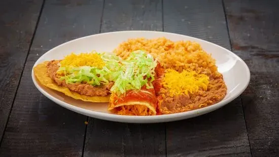 4. Tostada & Enchilada