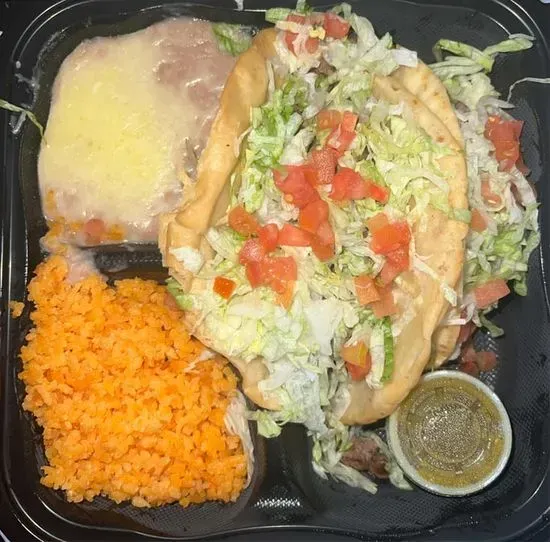 Fried Fresh Taco Plate