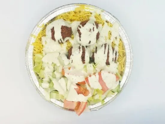 Falafel Over Rice