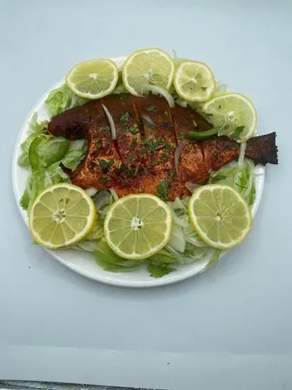 Grilled Whole Fish Pomfret