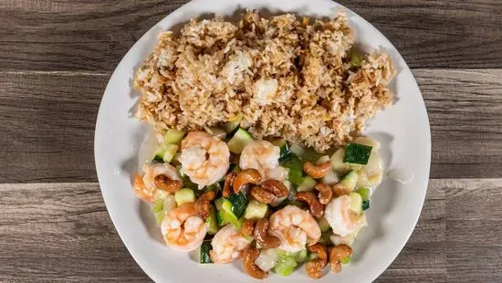 18. Cashew Shrimp Lunch Special