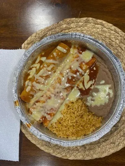 #4 1 Enchilada 1 Burrito