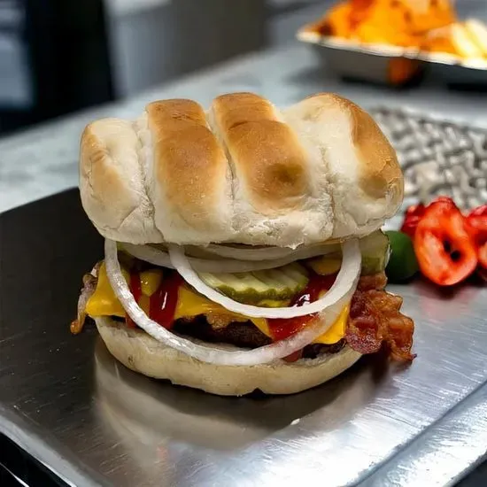 1/4 Lb. Bacon Cheeseburger Basket