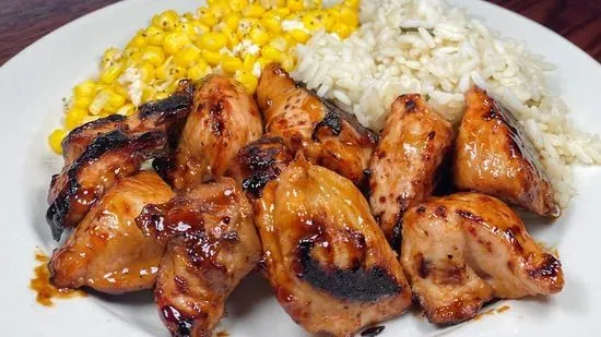 Grilled Bourbon Turkey Tips