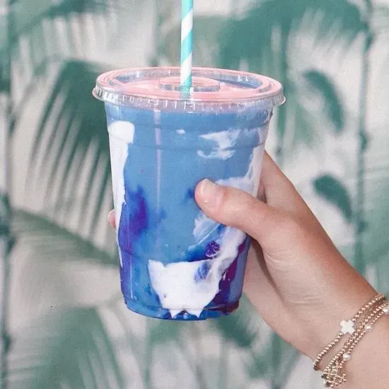 blue coconut smoothie