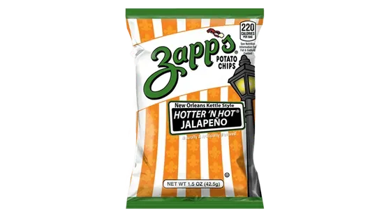 Zapp's Hotter 'N Hot Jalapeño Chips