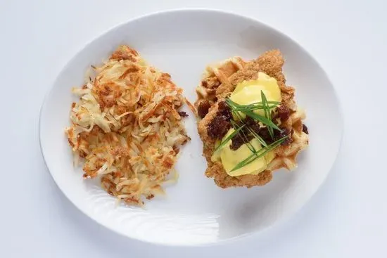 Chicken & Waffle Benedict