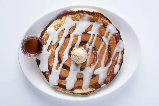 Single Cinnamon Swirl Pancake