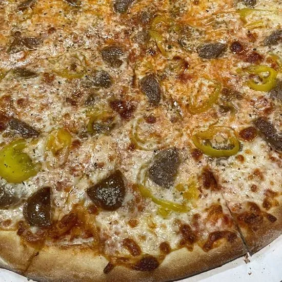 SAUSAGE & BANANA PEPPERS PIZZA