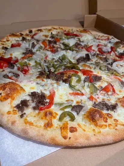 PHILLY STEAK & CHEESE PIZZA