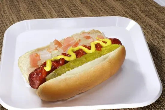 100% Beef-Two Hot Dogs Combo Special