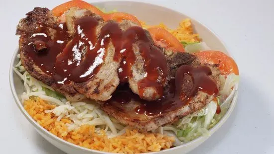 Pork Chop Rice Bowl