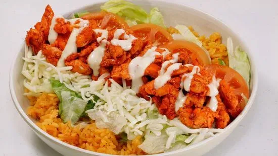 Buffalo Chicken Rice Bowl