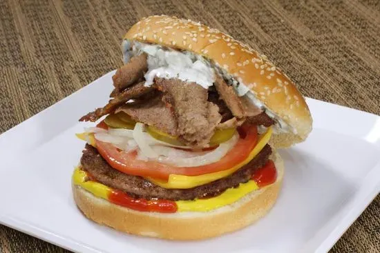 Gyros 1/4 LB Cheeseburger