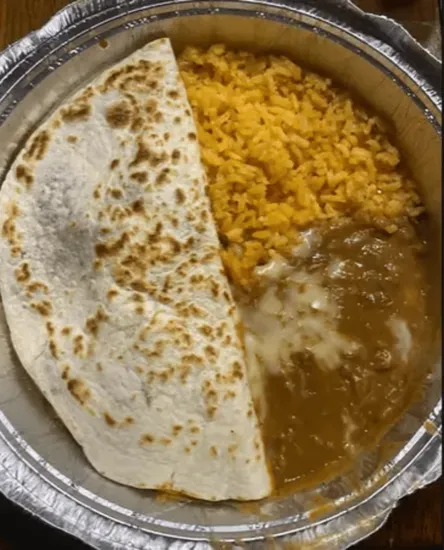 Kid's Beef Taco with Rice & Beans