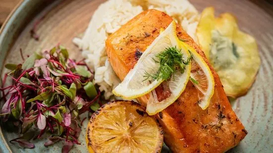 Citrus-Braised Salmon