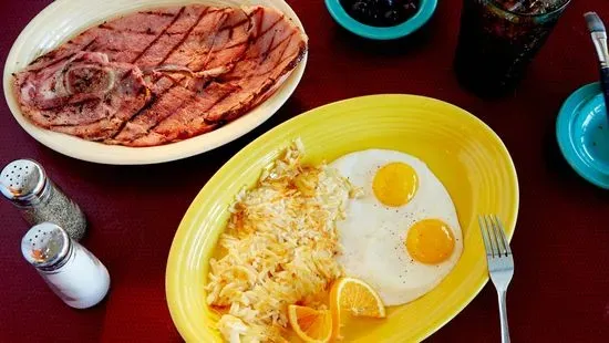 Ham Steak & Eggs