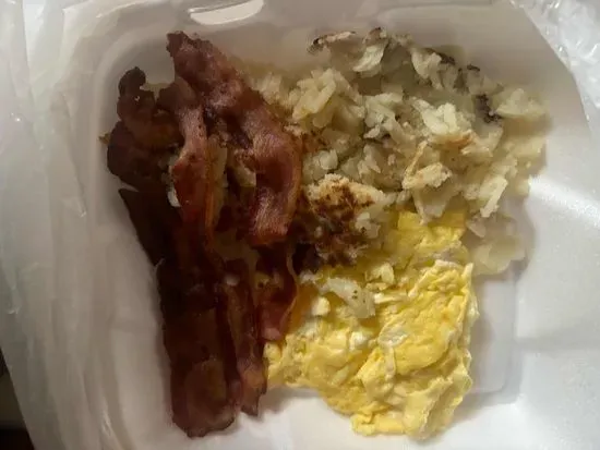 Two Eggs with Meat