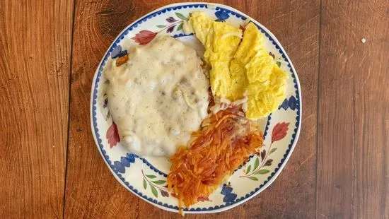 Chicken Fried Steak & Eggs