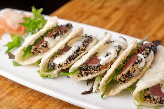 Sashimi Tuna Tacos