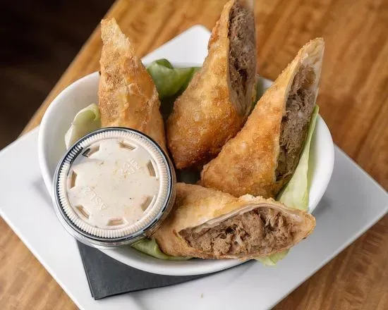 Prime Rib Egg Rolls