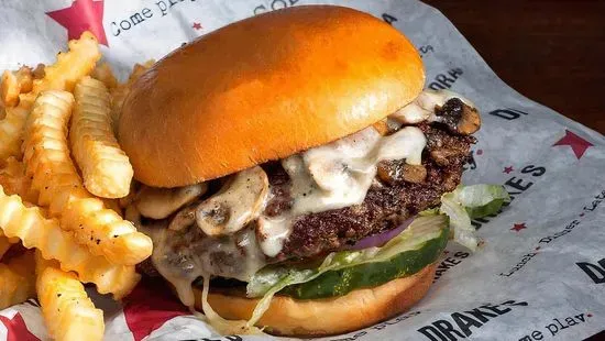 Mushroom Swiss Burger