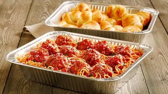 Jumbo Spaghetti and Meatballs