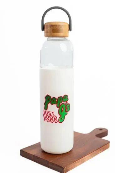 Glass Bottle White