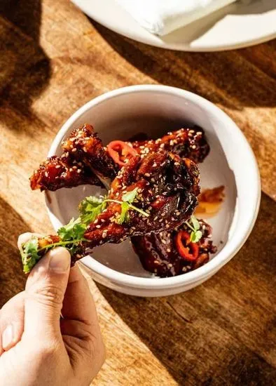 Chili BBQ Glazed Duck Wings